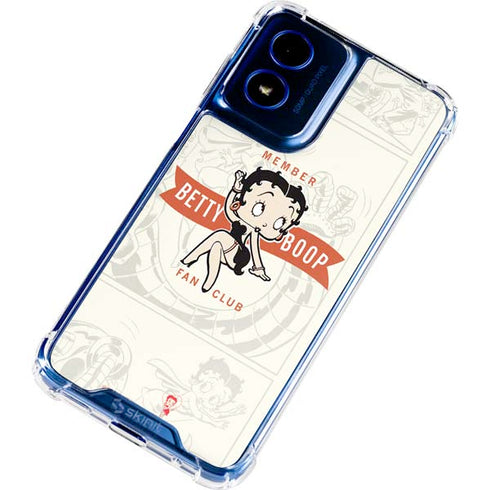 Betty Boop Member Fan Club Moto G 5G (2024) Clear Case